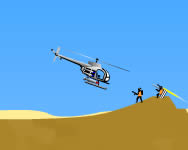 Desert battle helikopteres játék