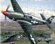Aviation art air combat puzzle